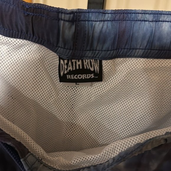 Death Row men’s Tie Dyed 15" Swim Trunks - Picture 15 of 15